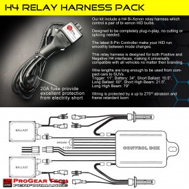 55W 12V Heavy Duty Fast Bright H4 9003 Bi-Xenon Dual Beams HID Xenon Conversion Kit